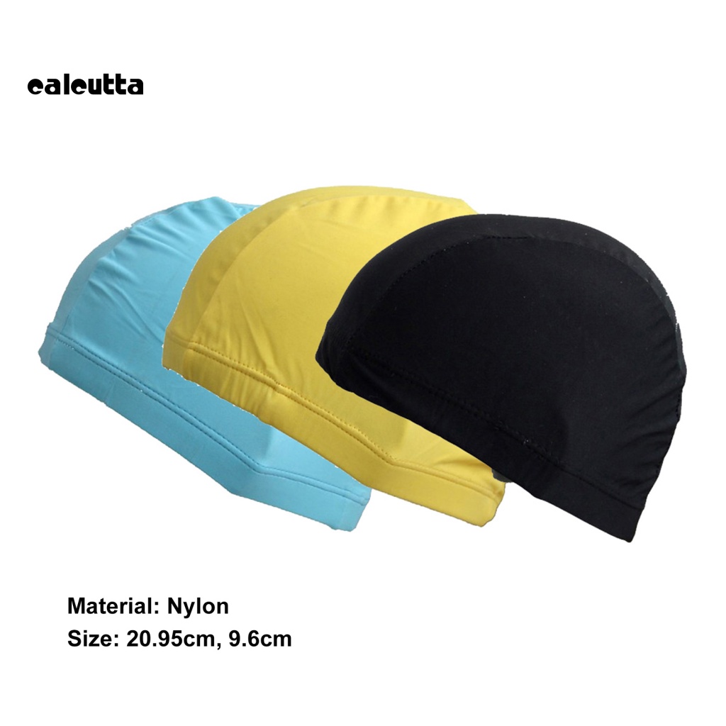 Mũ Bơi Nylon Thoáng Khí Chống Thấm Nước Màu Sắc Đơn Giản