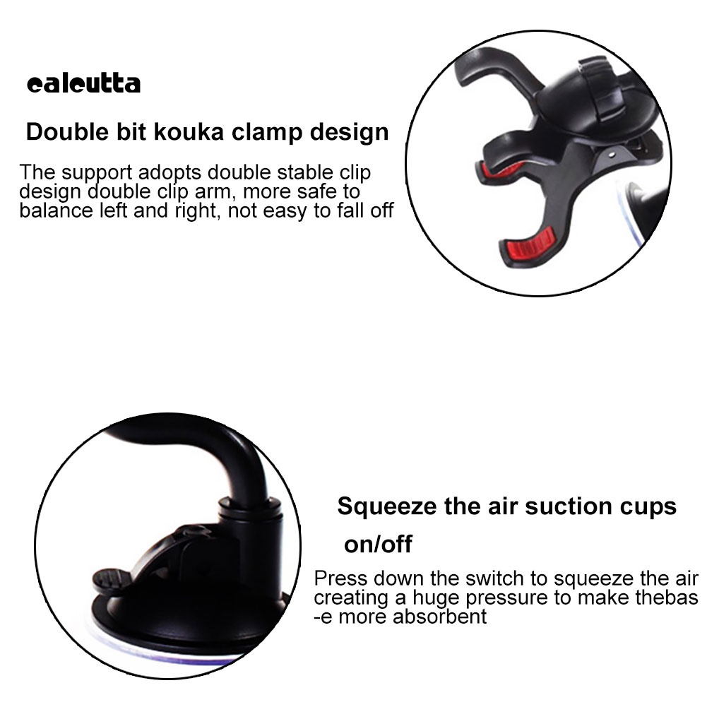 Giá Đỡ Điện Thoại Có Giác Hút Có Thể Xoay Cho Đàn Guitar Bass