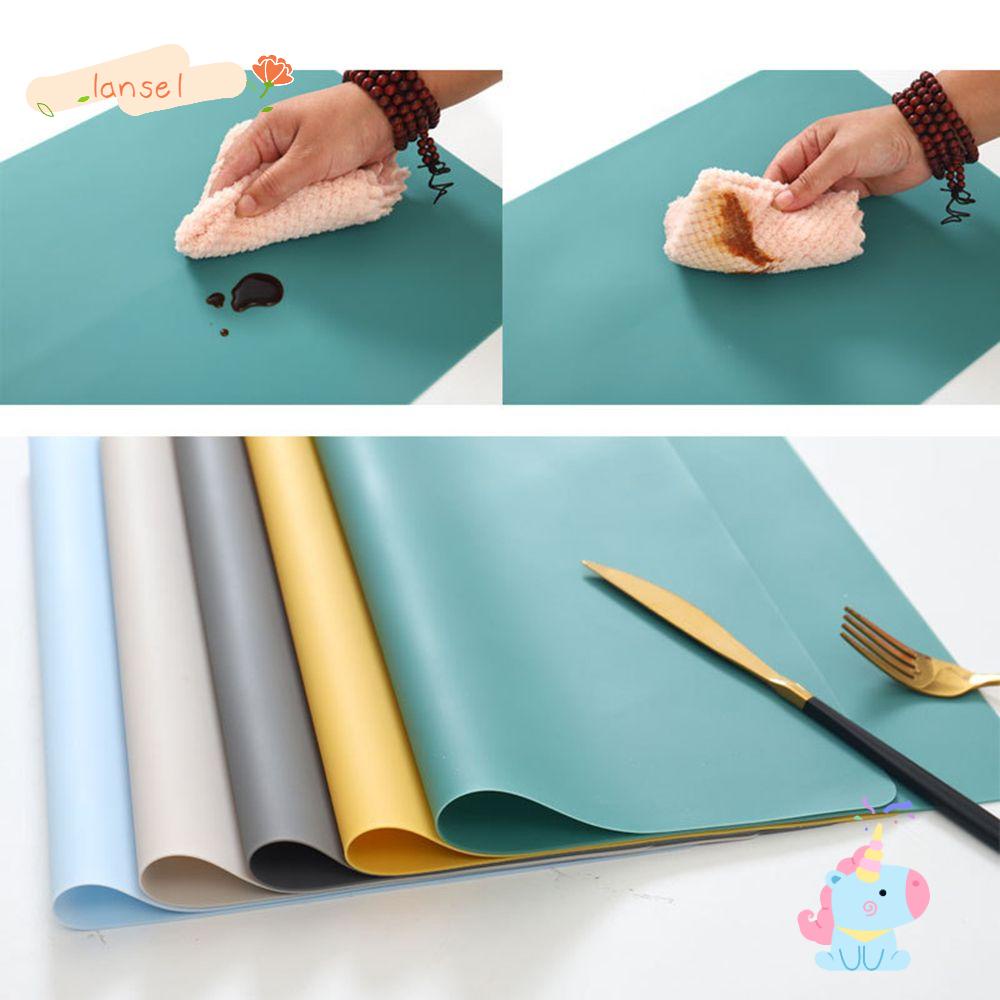 LANSEL Tấm Lót Bàn Ăn Cỡ Lớn Cách Nhiệt Chống Thấm Nước Tiện Dụng Cho Nhà Bếp