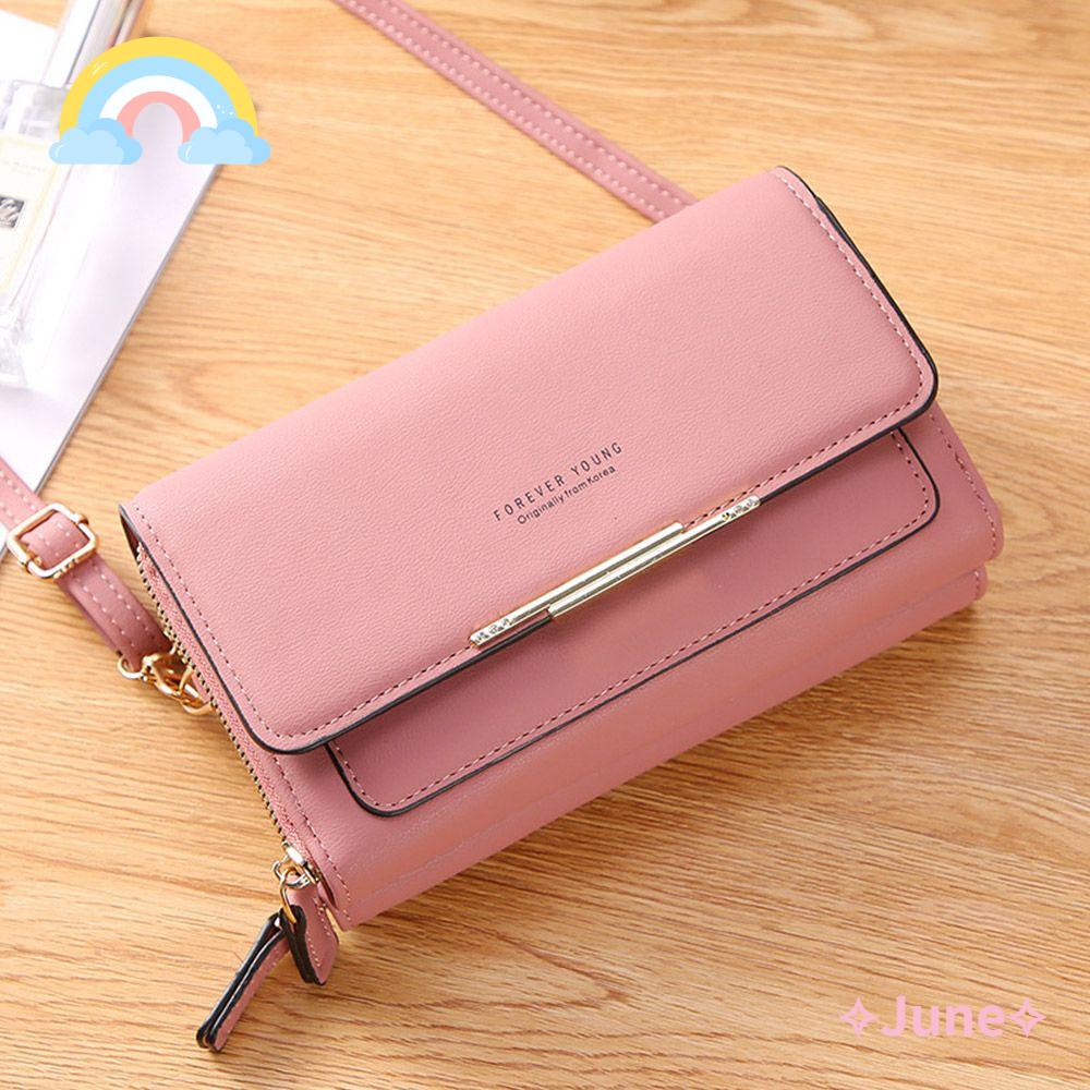 JUNE Túi Xách Da PU Đa Chức Năng