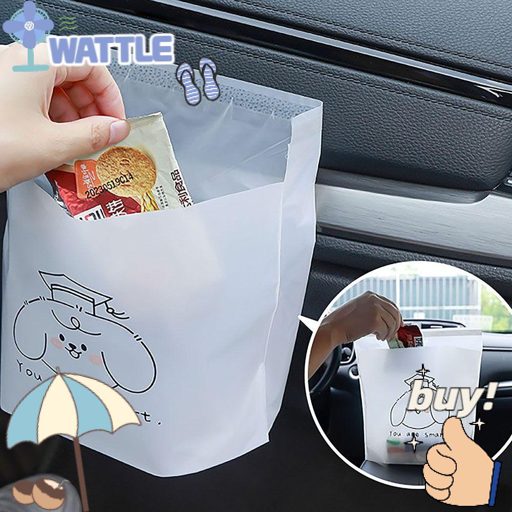 WTTLE Bộ 15 Túi Đựng Đồ Dùng Dùng Một Lần Tự Dính Dày Dặn Tiện Dụng Cho Xe Hơi