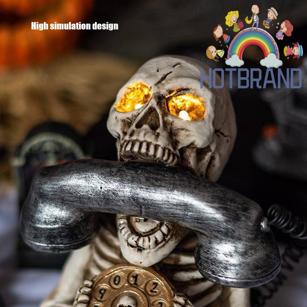 Tượng Đầu Lâu Điêu Khắc Sáng Tạo Trang Trí Điện Thoại