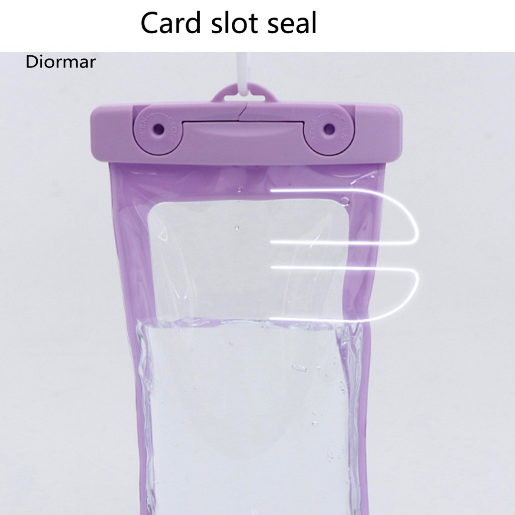 Túi Đựng Điện Thoại Trong Suốt Chống Nước Chống Rò Rỉ Kèm Dây Đeo Tiện Dụng