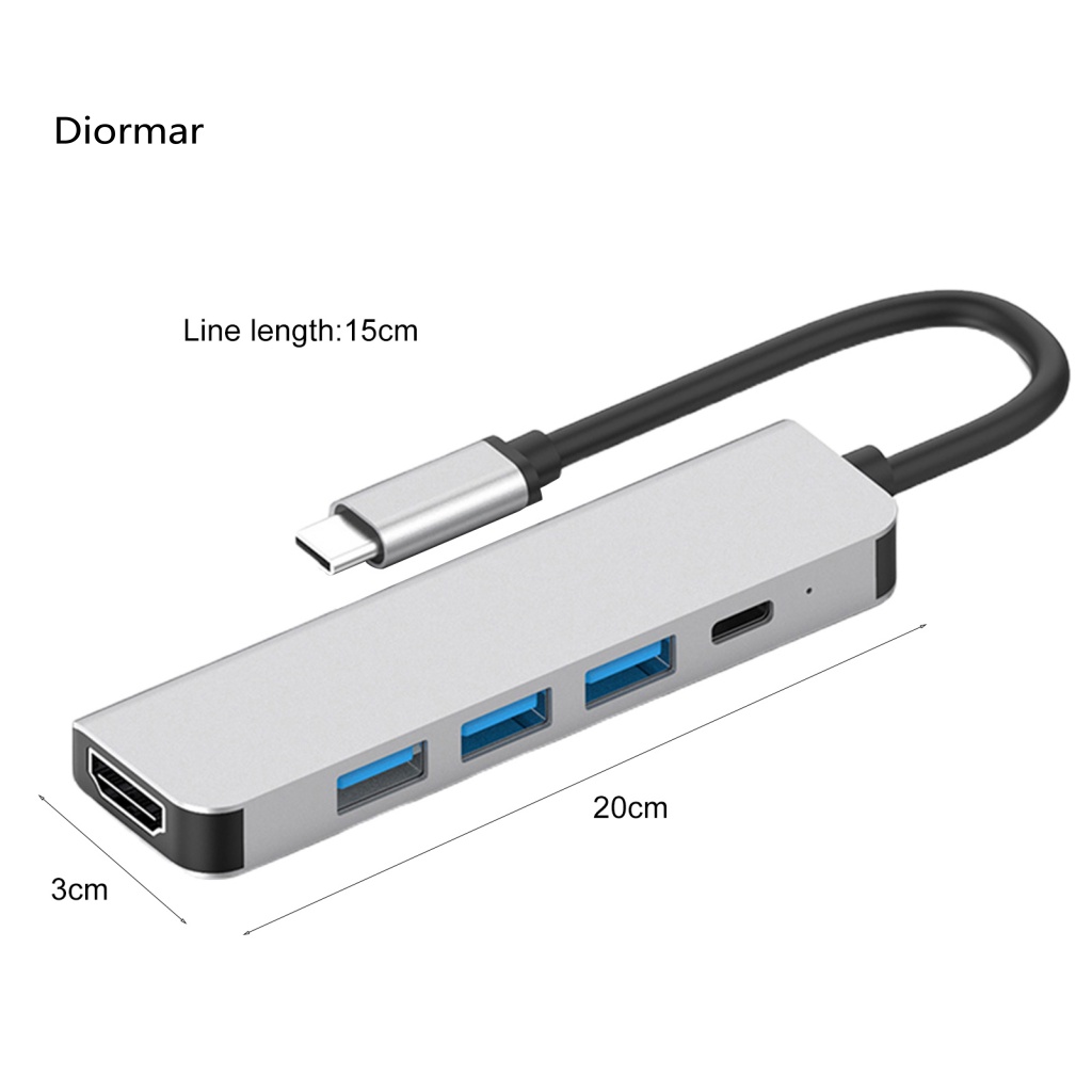 Bộ ChuyểN ĐổI DIO 5 Trong 1 4K TốC Độ Cao Sang HDMI USB 30 Cho MáY TíNh
