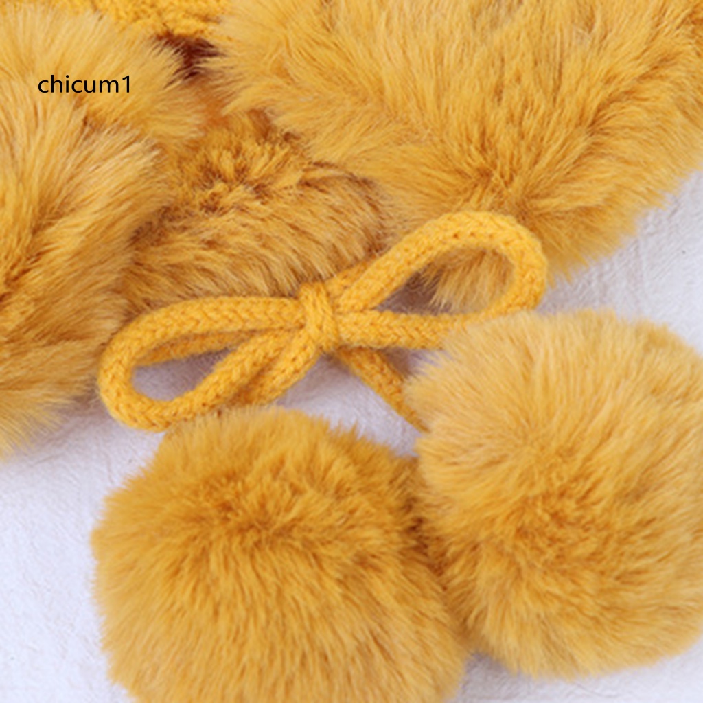 Mũ Dệt Kim Dày Dặn Màu Sắc Tinh Khiết Thời Trang Thu Đông Cho Nữ