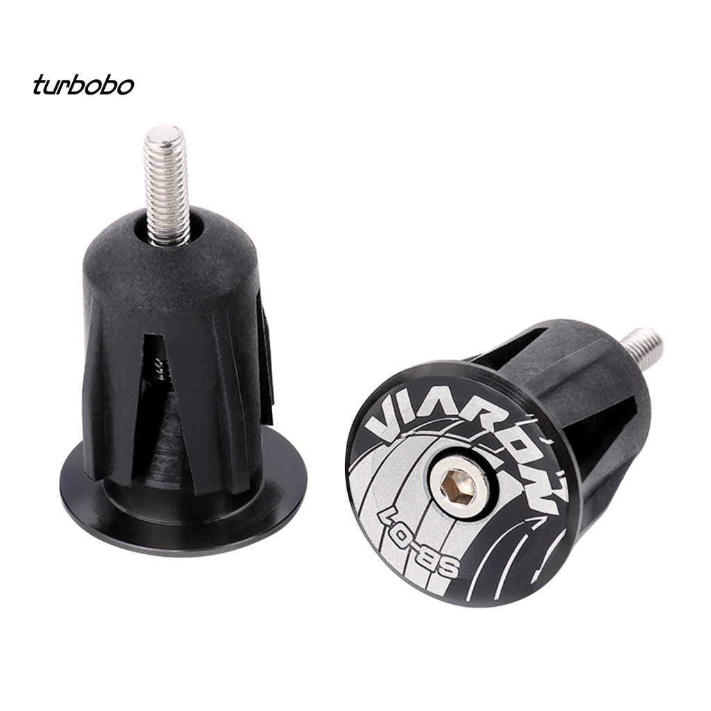 Set 2 Nút Gắn Tay Lái Xe Đạp Leo Núi Bằng Hợp Kim Nhôm Chống Mòn Thân Thiện Với Môi Trường