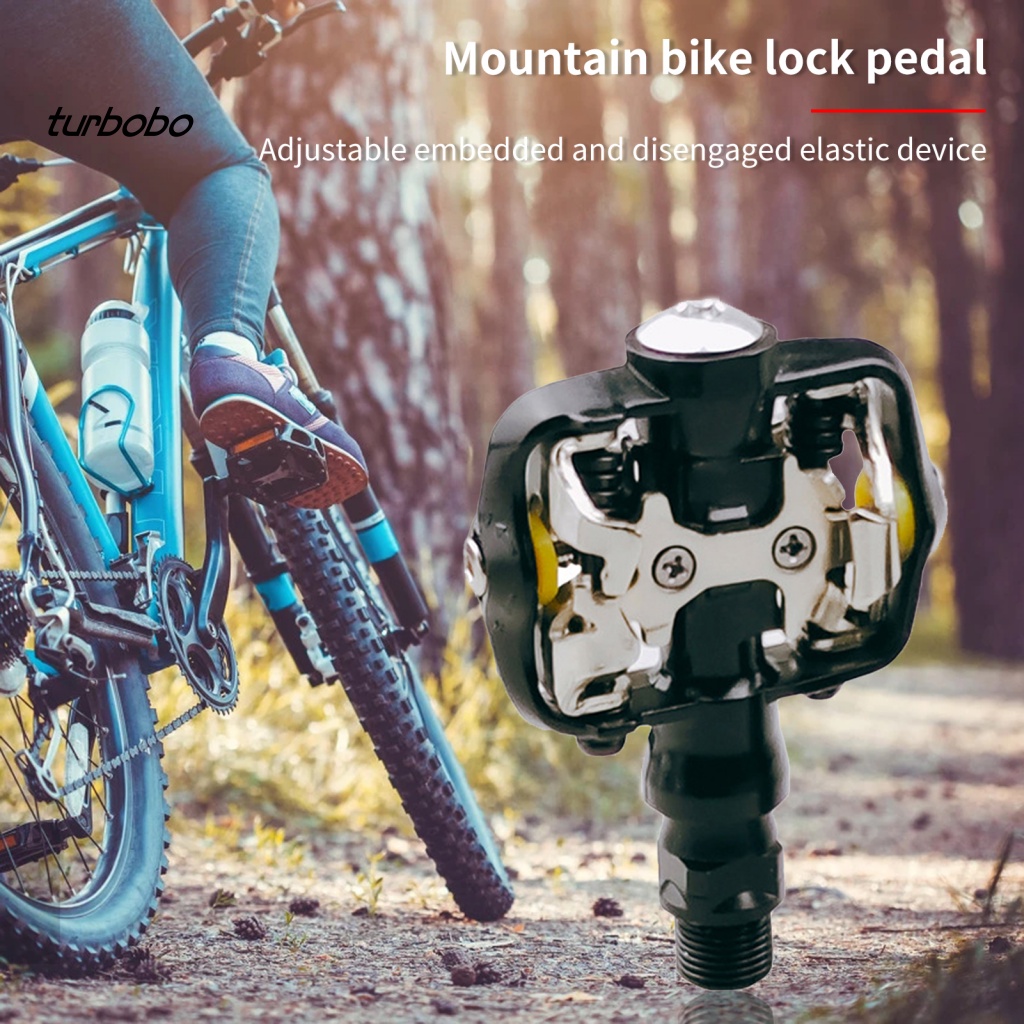 1 Bộ Bàn Đạp Tự Khóa Bằng Hợp Kim Nhôm Siêu Nhẹ Chất Lượng Cao Cho Xe Đạp