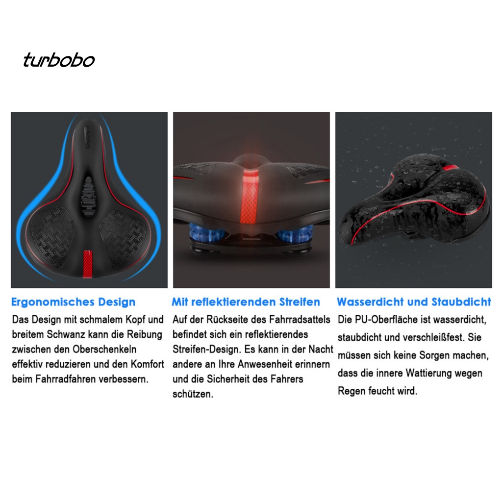 Yên Xe Đạp Leo Núi Giảm Xóc Chất Liệu Dày Dặn Tiện Dụng