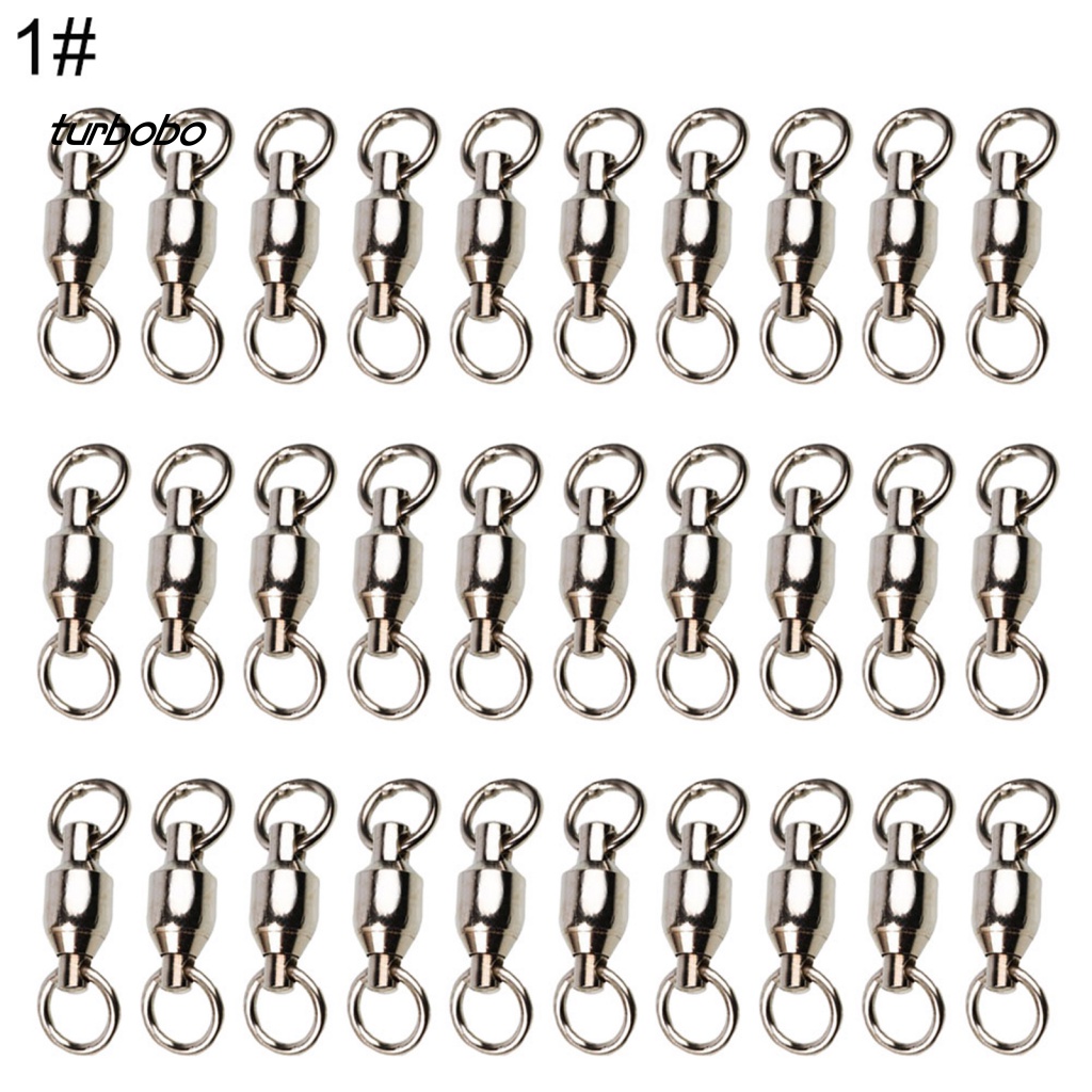 Set 30 Khoen Móc Câu Cá Bằng Thép Không Gỉ