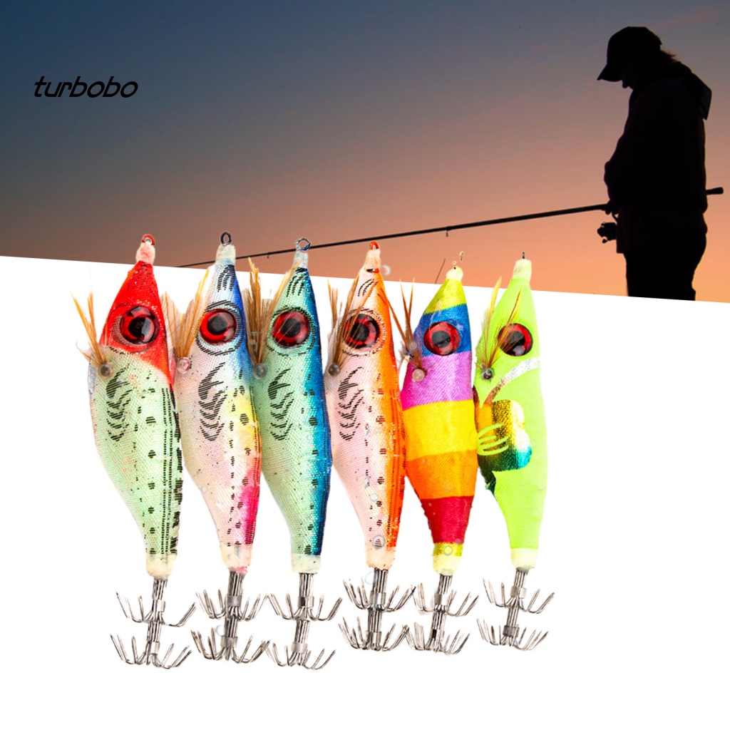 Mồi Câu Cá Giả Hình Bạch Tuộc / Tôm Dạ Quang Bằng PVC