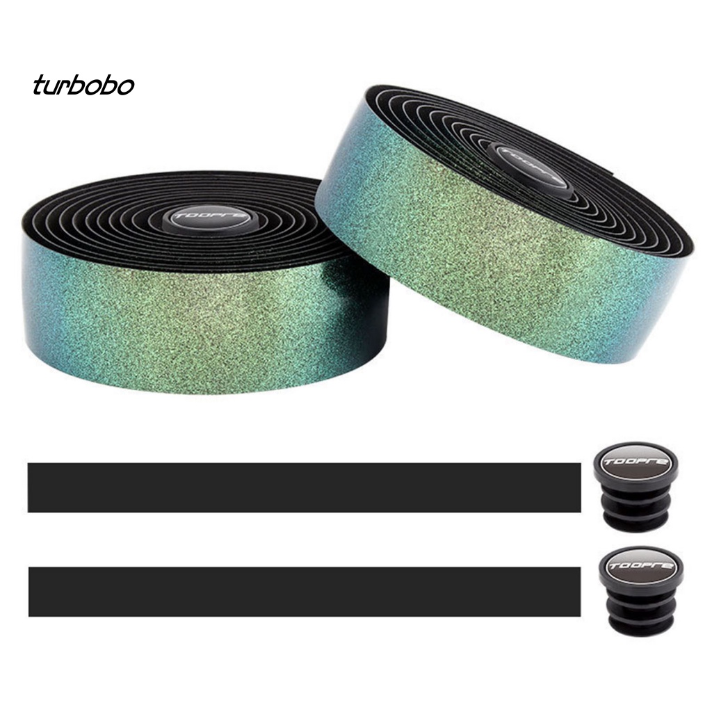 1 Bộ Băng Quấn Tay Lái Xe Đạp Giả Da EVA Chống Trượt Thay Đổi Màu