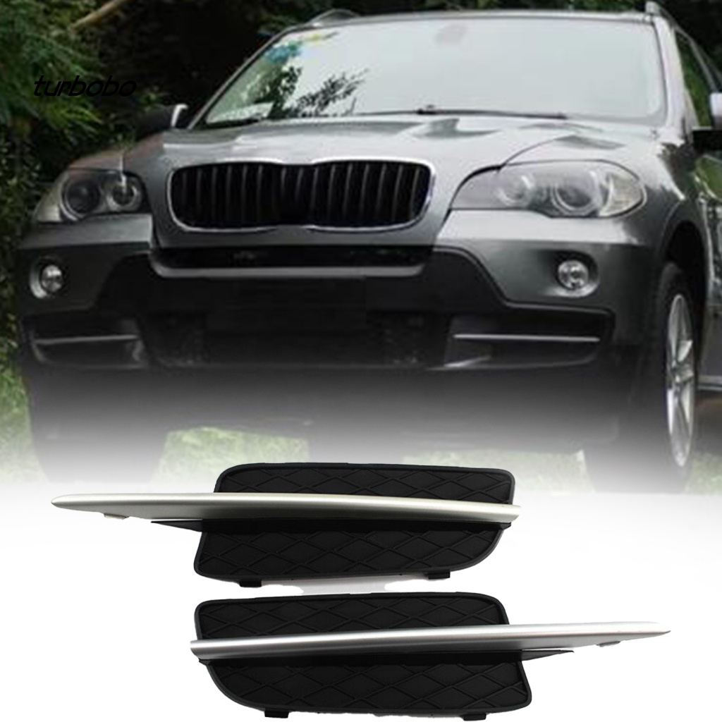 Khung Lưới Đèn Sương Mù Cao Cấp Cho Xe Hơi turbobo L / R 51117159593 51117159594 Phụ Kiện Chuyên Dụng Cho Xe BMW E70 X5 07-09