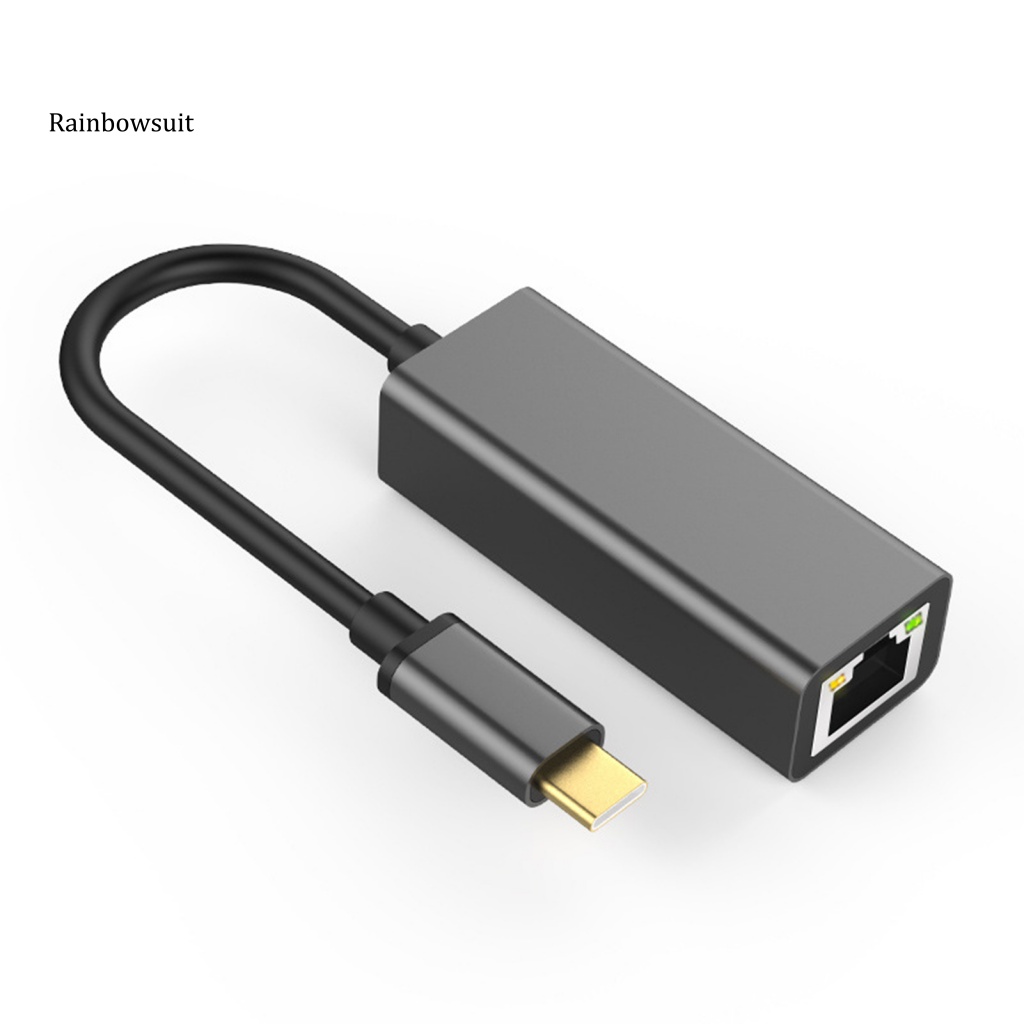 Dây Cáp Chuyển Đổi Cổng USB Type C Ethernet Sang RJ45 Lan Linh Hoạt Cho Notebook