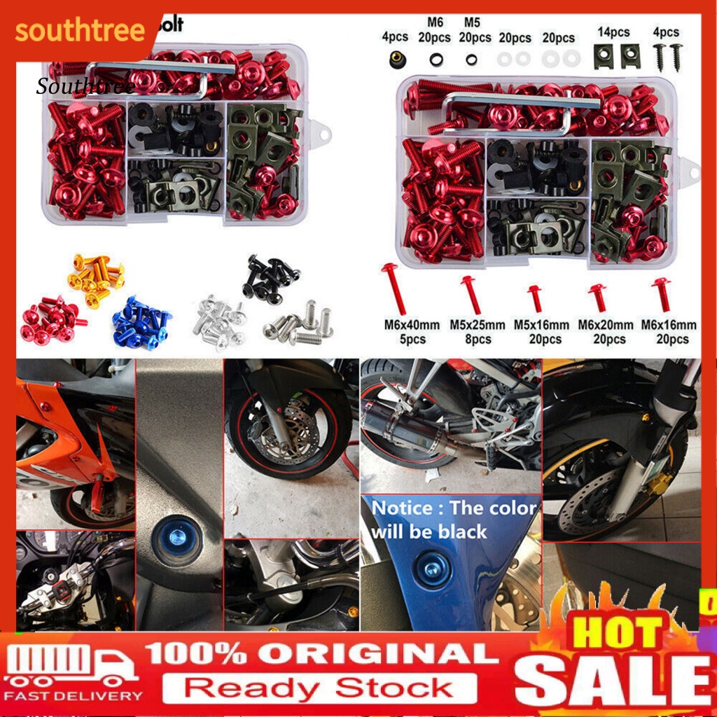 Bộ 177 Ốc Vít Kim Loại Thông Dụng Cho Xe Mô Tô / Công Nghiệp / Nhà Ở