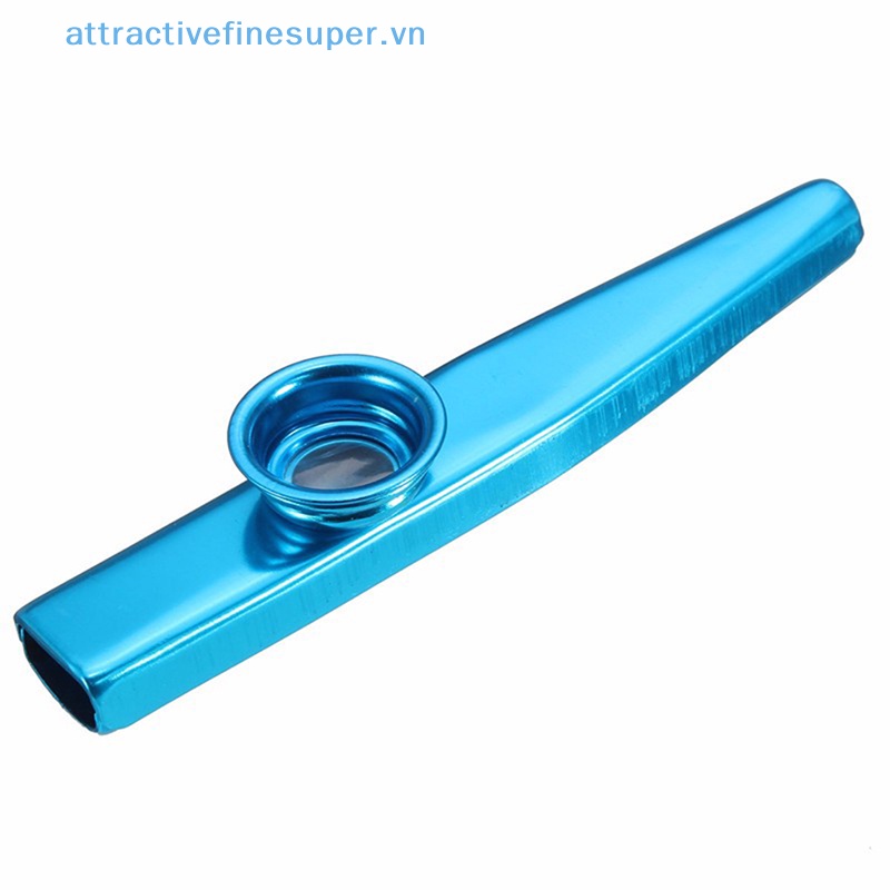 Afs Nhạc Cụ Sáo Kazoo Bằng Kim Loại 6 Màu Quà Tặng Cho Trẻ Em