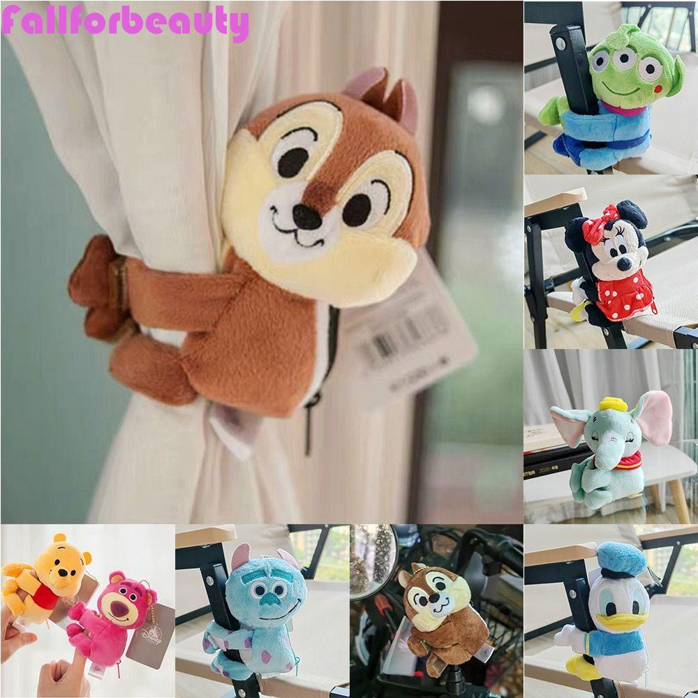 FALLFORBEAUTY Móc Khóa Hình Thú Nhồi Bông Chip 'n' Dale Trang Trí Ví / Túi Xách Tay Cầm Xe Hơi