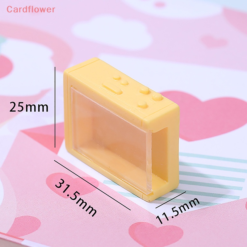 Set 2 Ốp Điện Thoại Gel Hình Băng Cát Sét 3D DIY Cho Trang Trí Nhà Búp Bê