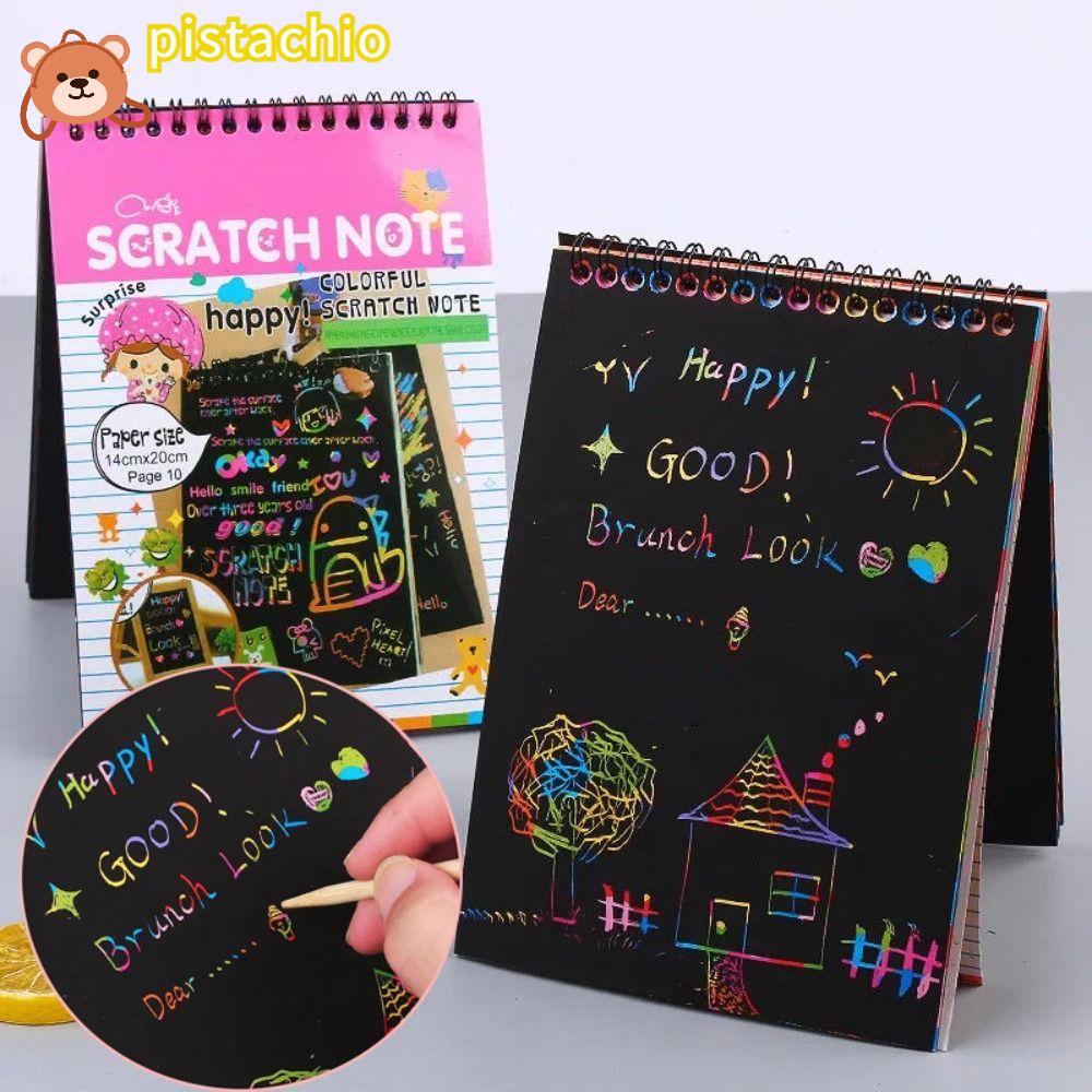 PISTA Sổ Tay Đồ Chơi Màu Đen Dùng Làm Quà Tặng Cho Bé