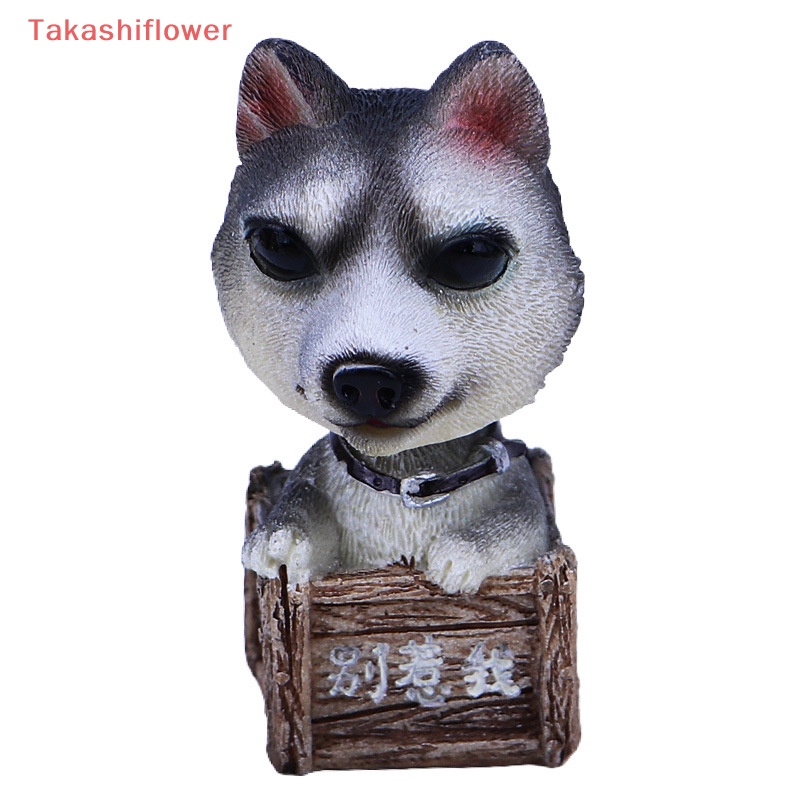 [TakashiflowerV] Đồ Chơi Búp Bê Lắc Đầu Hình Chú Chó Dễ Thương Vui Nhộn Trang Trí Nội Thất Xe Hơi / Nhà Cửa