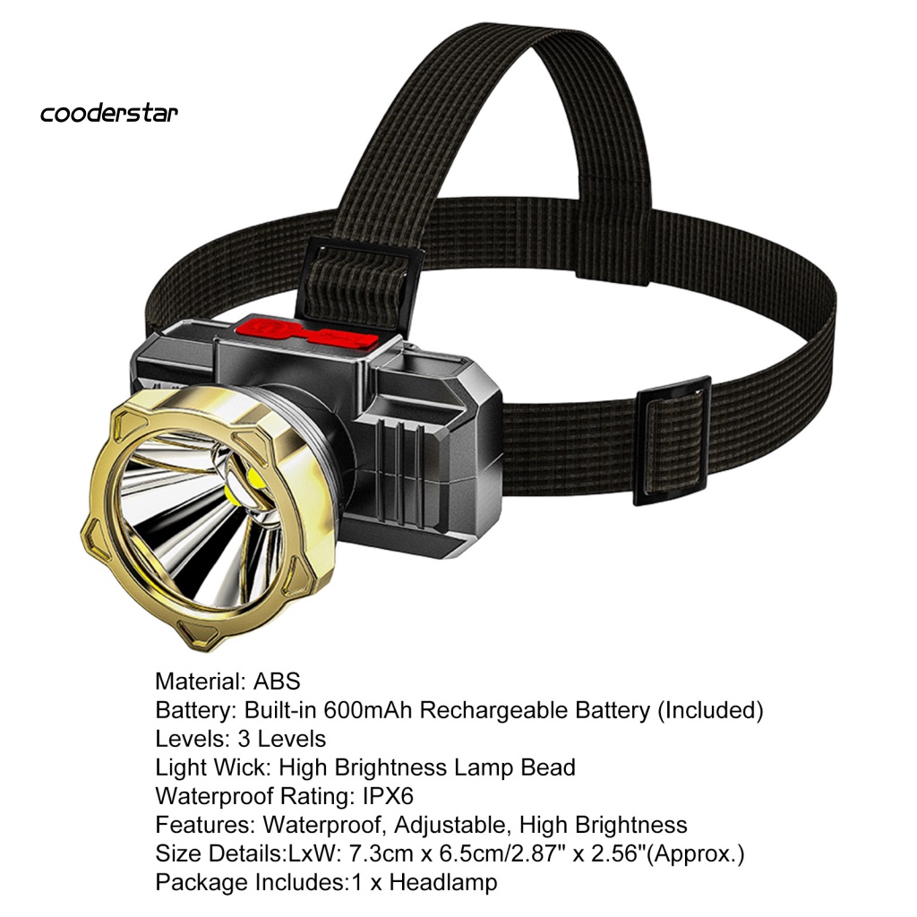 Đèn Pha LED Mini Chống Thấm Nước IPX6 Công Suất Cao Sạc Lại Được Tiện Dụng