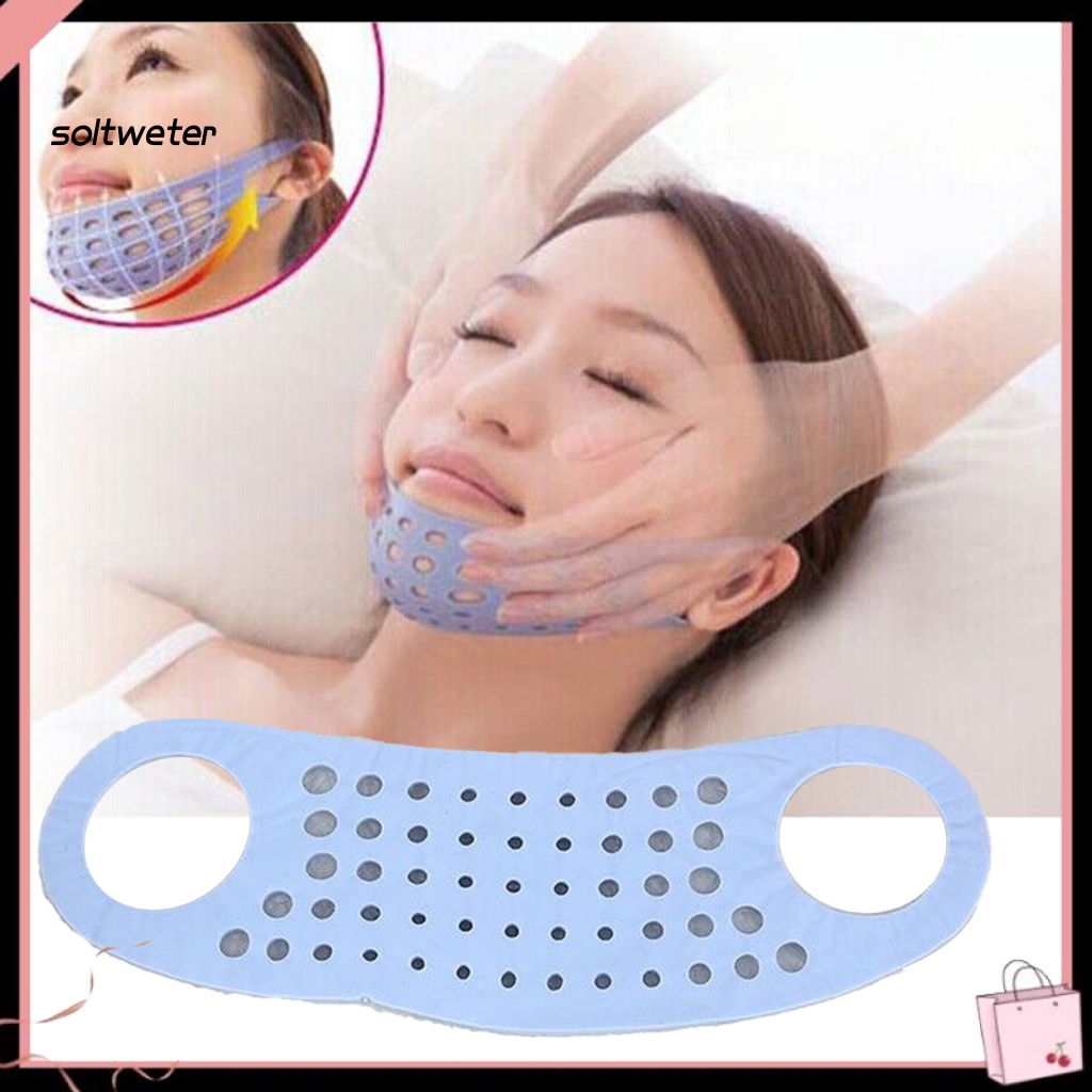 Đai Silicone Đeo Nâng Cơ Mặt Dễ Sử Dụng Giúp Da Săn Chắc Khi Ngủ