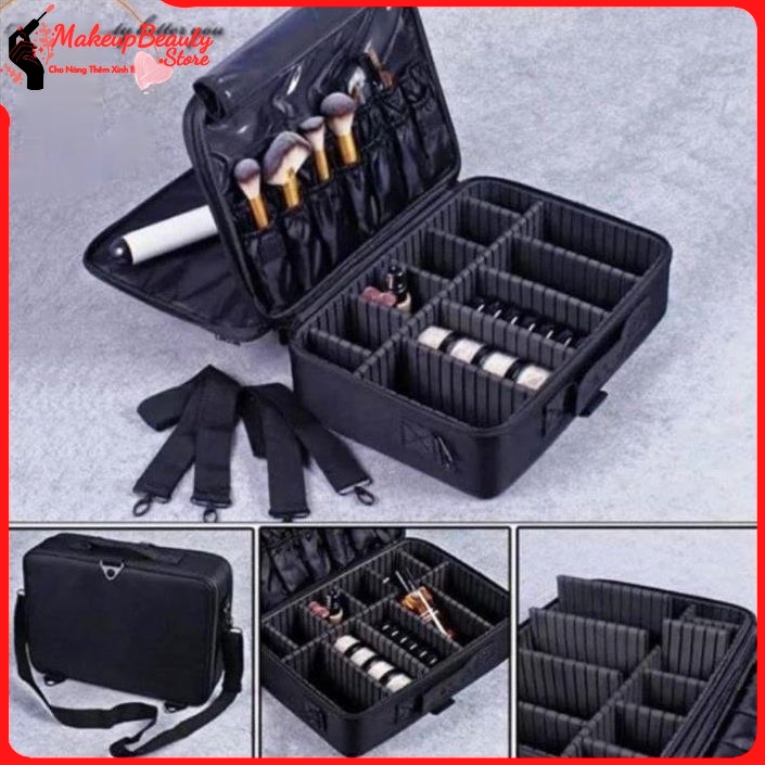 Cốp vải đựng đồ makeup đồ nail size to. Cốp đa năng đựng đồ trang điểm MS 503