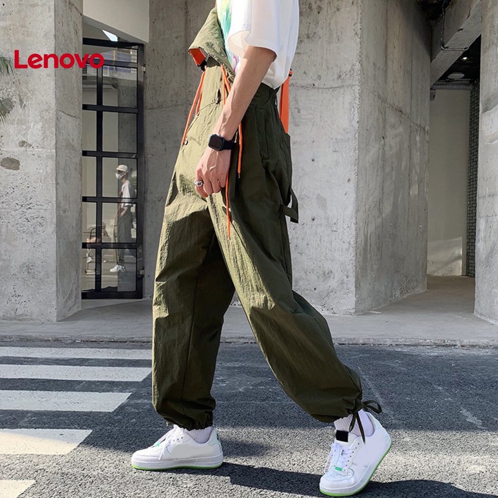 Quần Yếm Dáng Rộng Không Tay Màu Sắc Đơn Giản Cho Nam