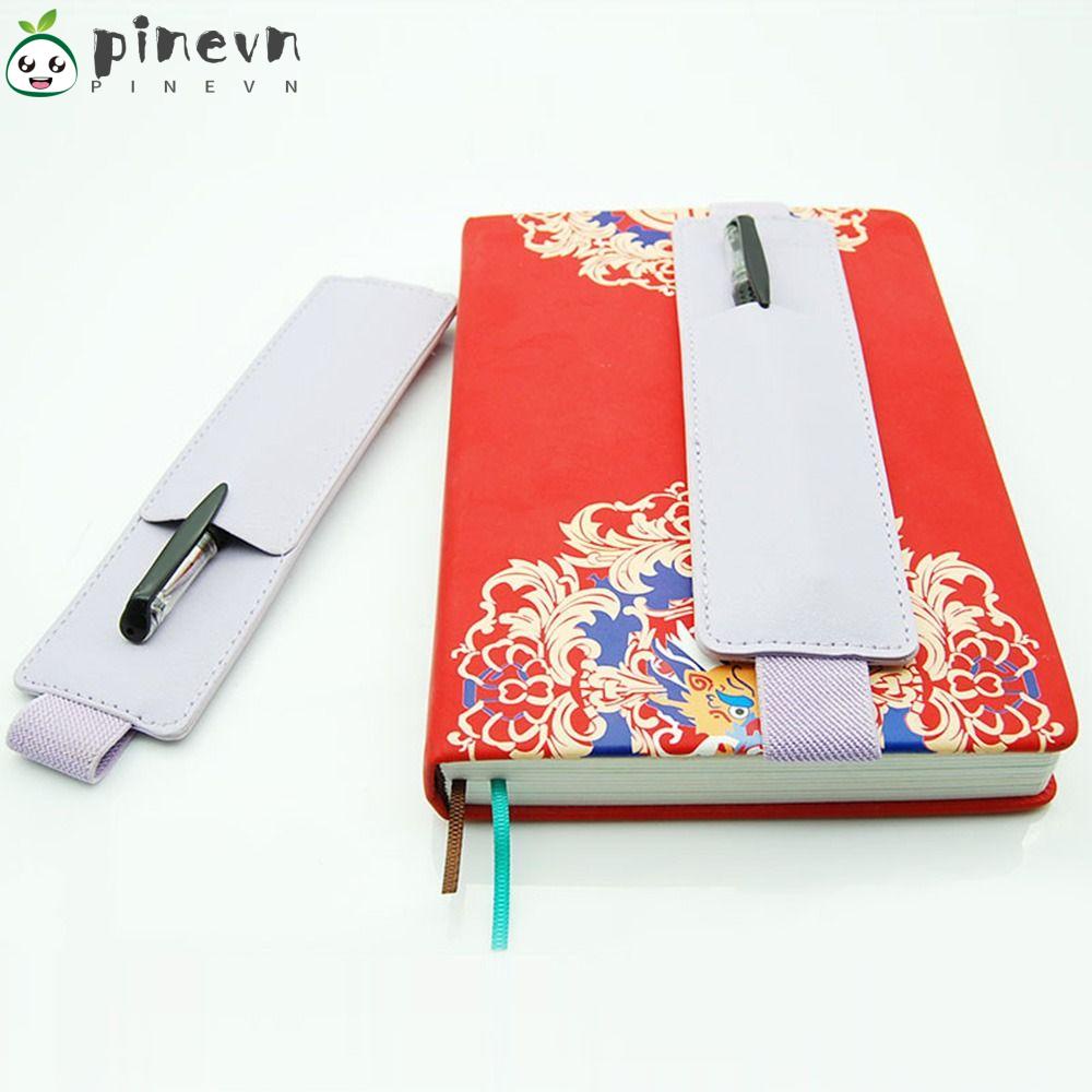 PINEVN Túi Đựng Bút Bằng Da Pu Siêu Nhẹ Tiện Dụng Giá Đỡ