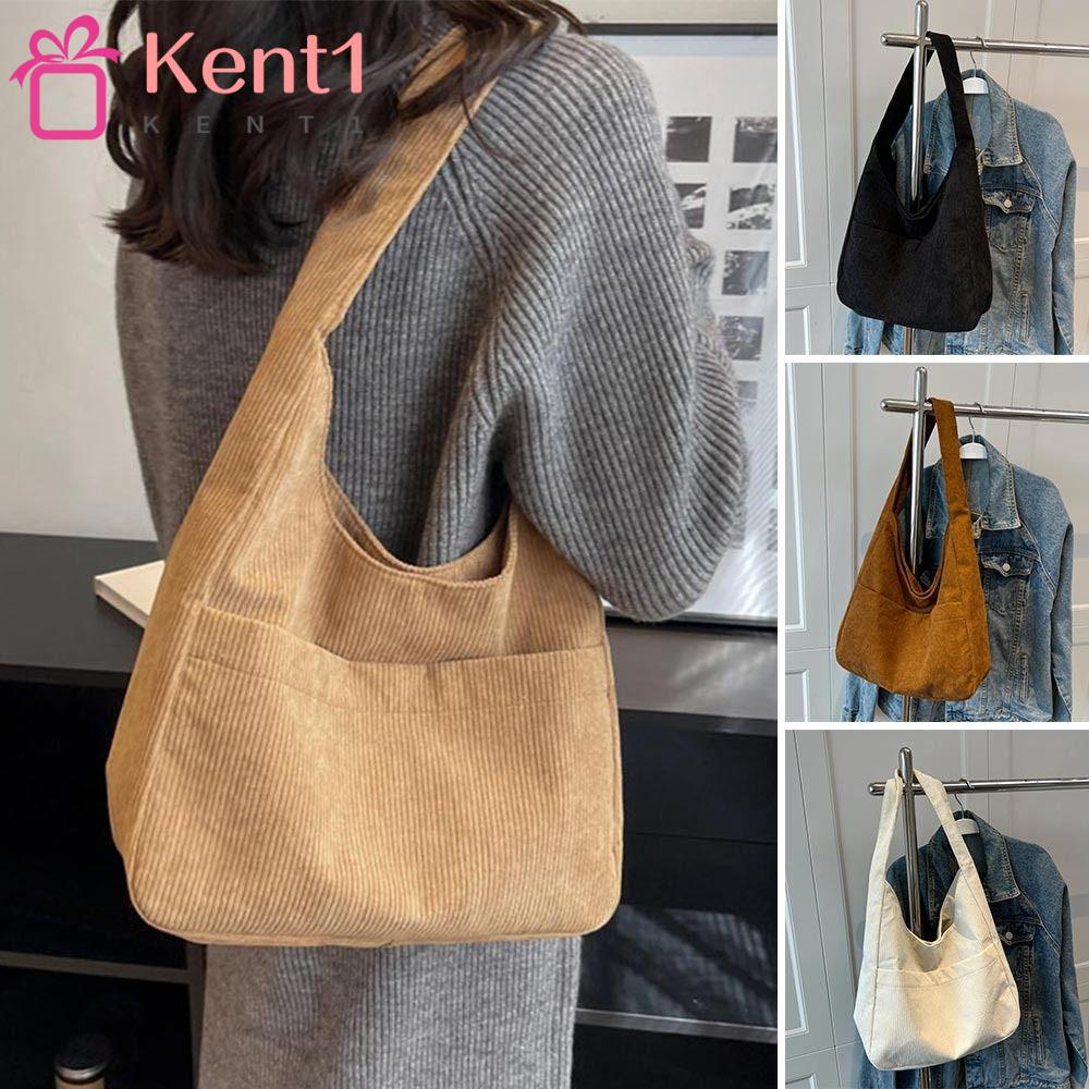 KENT1 Túi Tote Đeo Vai Màu Sắc Đơn Giản Thời Trang