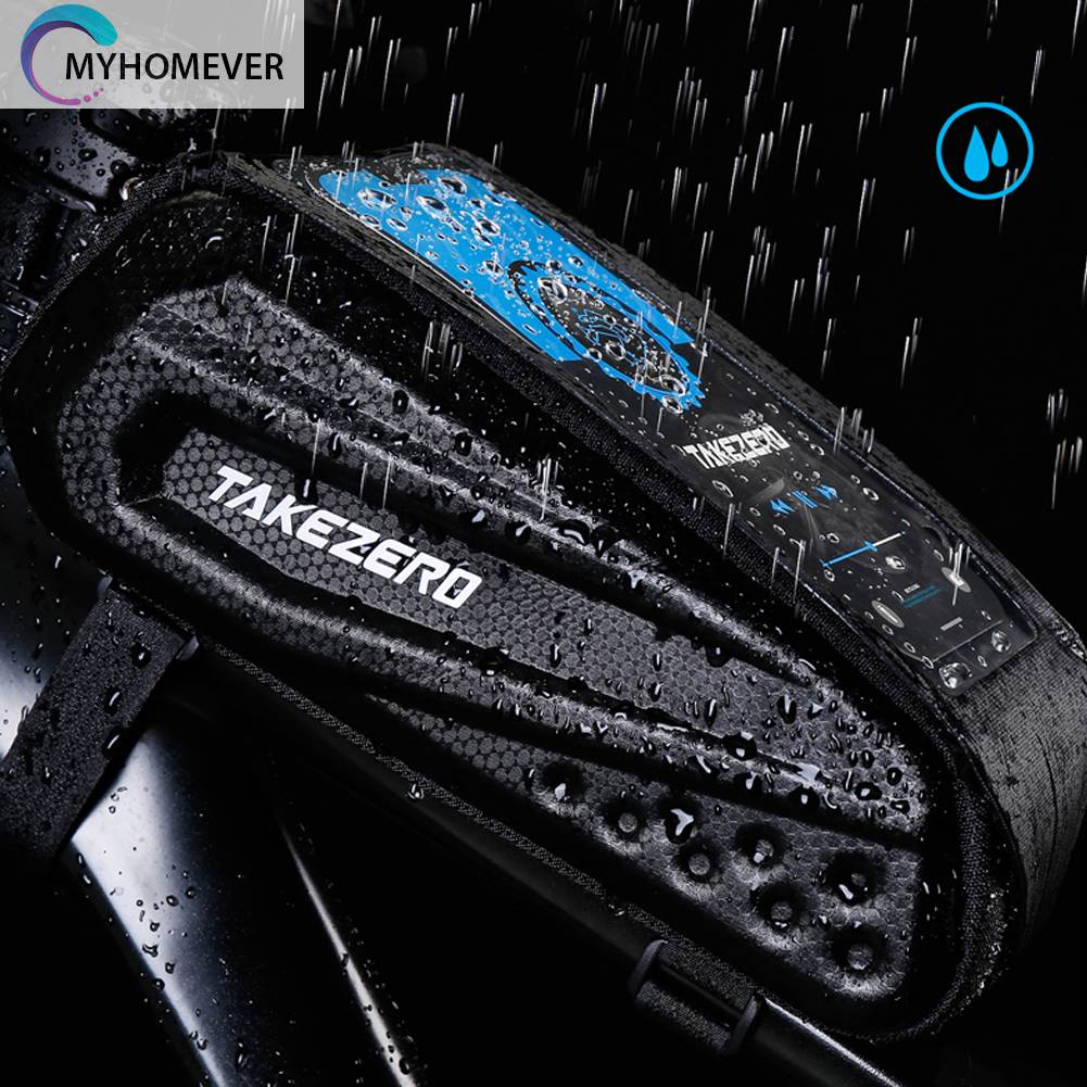 Túi Đựng Đồ Dùng 1L Thiết Kế Vỏ Nắp Lật Gắn Khung Xe Đạp Leo Núi Tiện Dụng