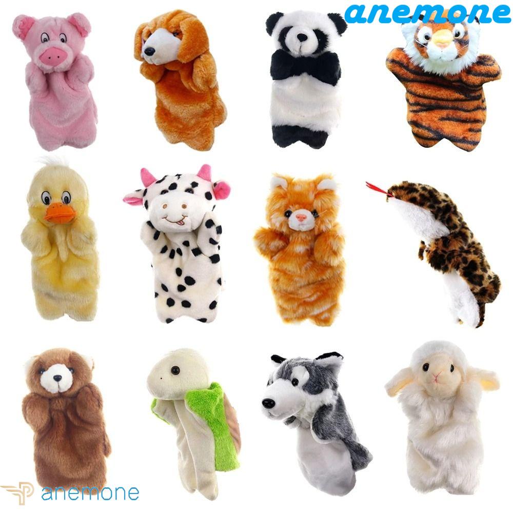 ANEMONE Rối Bông Đeo Tay Hình Động Vật Dễ Thương