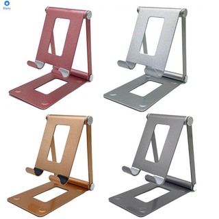 Máy tính để bàn Giá đỡ điện thoại di động bằng kim loại có thể gập lại Giá đỡ máy tính bảng Giá đỡ lớp học trực tuyến trực tiếp di động