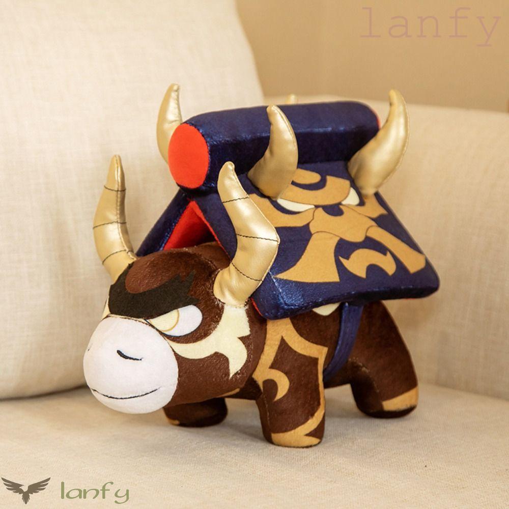 LANFY Búp Bê Nhồi Bông Mềm Mại Hình Nhân Vật Anime Dễ Thương Trang Trí Phòng Ngủ / Làm Quà Tặng Giáng Sinh