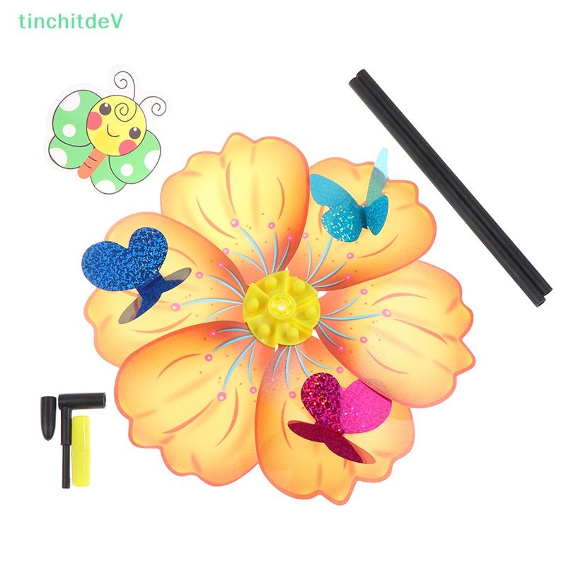 [TinchitdeV] Chong Chóng Gió Hình Cánh Bướm 3D Nhiều Màu Trang Trí Sân Vườn Cho Trẻ Em [Mới]