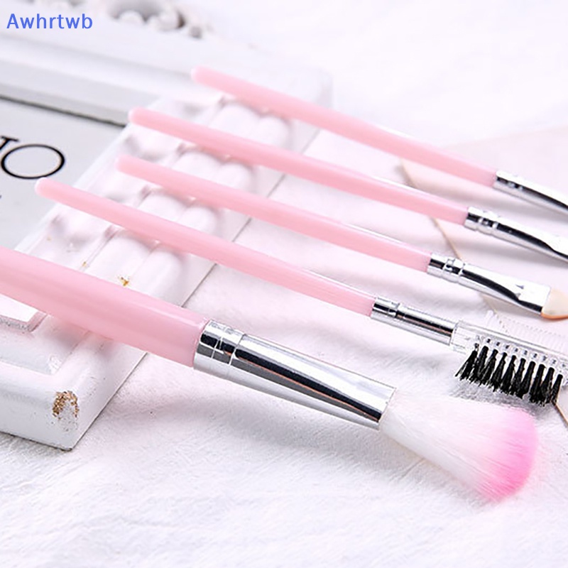 Bộ 5 Cọ Trang Điểm Bằng Sợi Tổng Hợp Tiện Dụng Mới