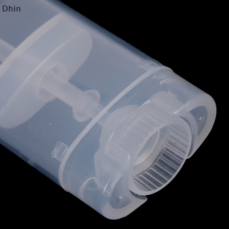 [Dhin] 15ml DIY Clear Empty Oval Flat Tubes Deodorant Lip Balm Containers Empty Bottle COD