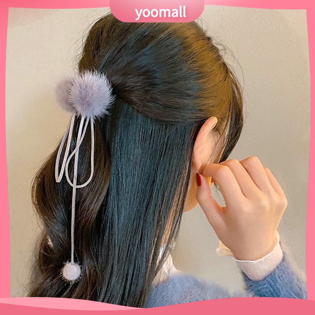 Kẹp Tóc Đính Nơ Ruy Băng Có Răng Nhỏ Xinh Xắn Phong Cách Hàn Quốc Cho Bạn Gái