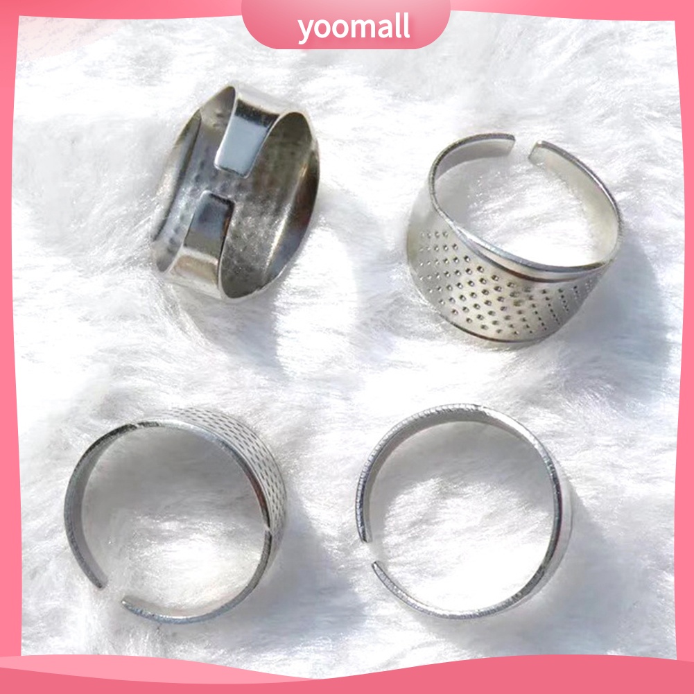 [YM] Dụng Cụ Bảo Vệ Ngón Tay Có Thể Điều Chỉnh Dùng Trong May Vá DIY