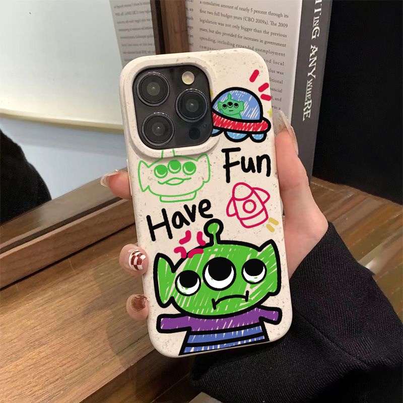 Ốp Điện Thoại Dẻo Họa Tiết Hoạt Hình Cậu Bé Ba Mắt Đơn Giản Chống Sốc Cho iPhone12 13 14pro 11max 7 plus8 BSA8