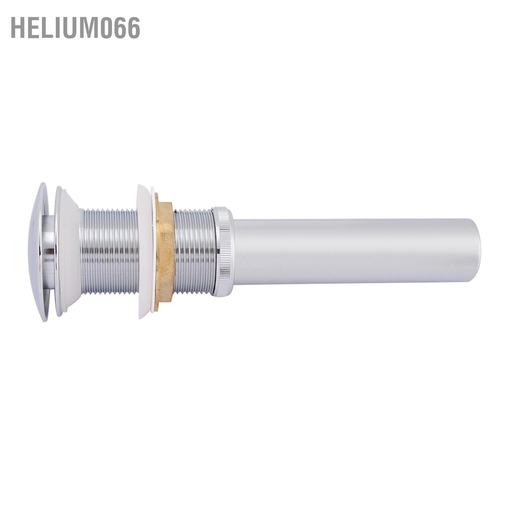 Helium066 G1 1/4&quot; Bồn rửa phòng tắm bằng đồng thau Chậu bật lên Bộ xả KHÔNG tràn