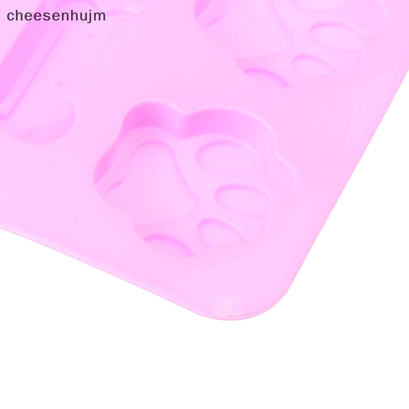 Khuôn Silicon Làm Bánh Hình Dấu Chân Chó Đáng Yêu