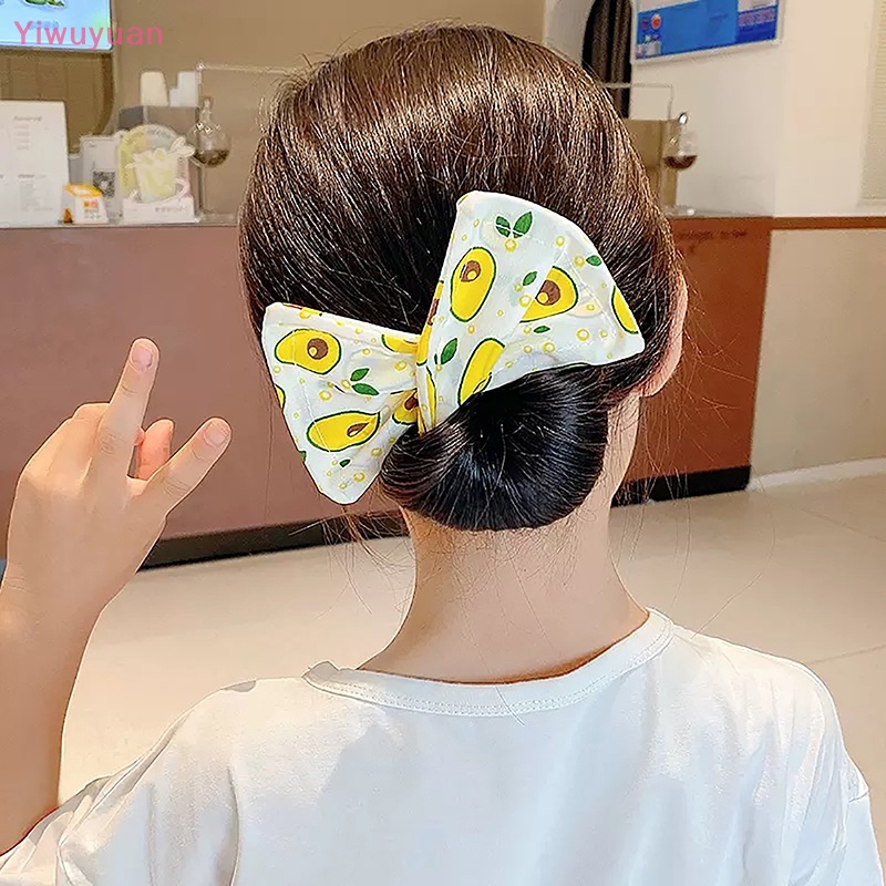 &lt; Yiwuyuan &gt; Kẹp Tết Tóc Tạo Kiểu Tóc Thắt Nơ Bướm Ma Thuật Dành Cho Bạn Gái Mới