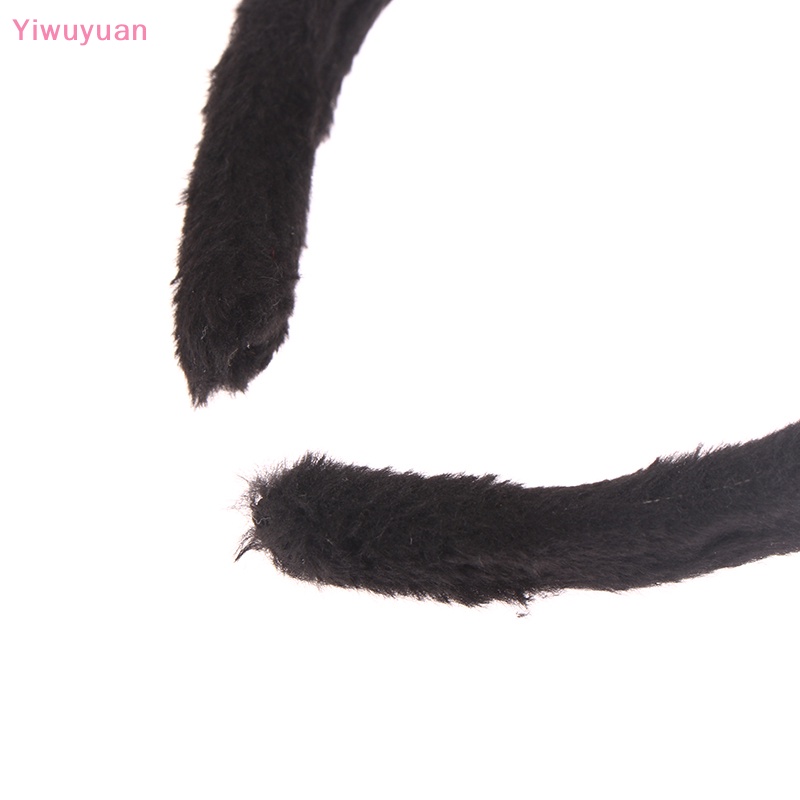 < Yiwuyuan > Băng Đô Tai Mèo Nhồi Bông Mềm Mại Sáng Tạo Hóa Trang Hoạt Hình