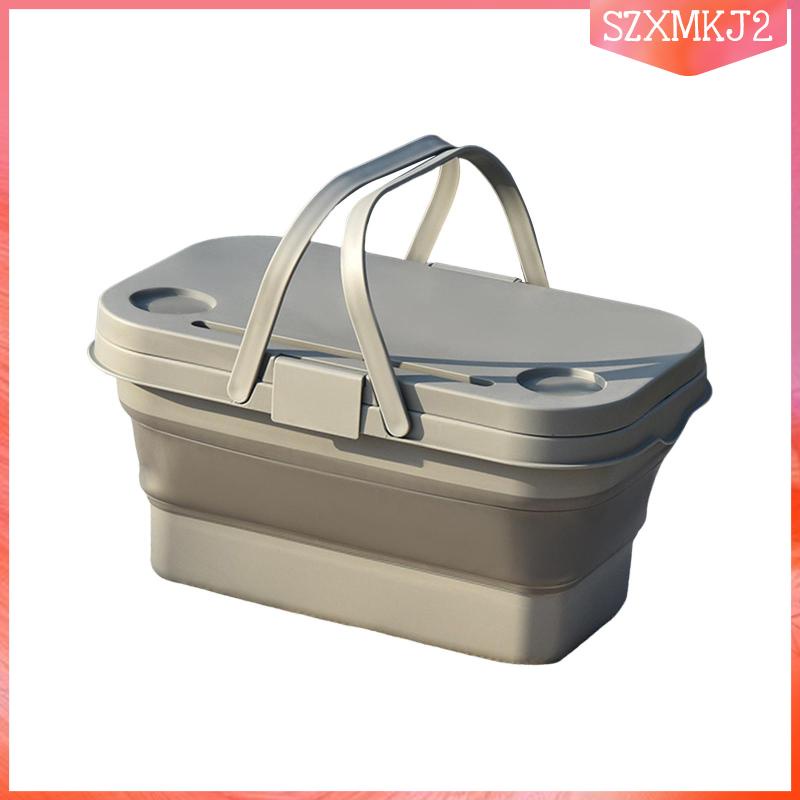 Giỏ Đựng Đồ Dùng Có Thể Gấp Gọn Tiện Dụng Mang Theo Cắm Trại / Dã Ngoại