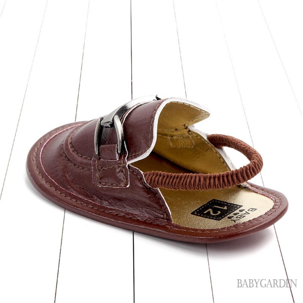 Xăng đan Da PU Đế Bằng Chống Trượt Linh Hoạt Thời Trang Mùa Hè Cho Bé Sơ Sinh