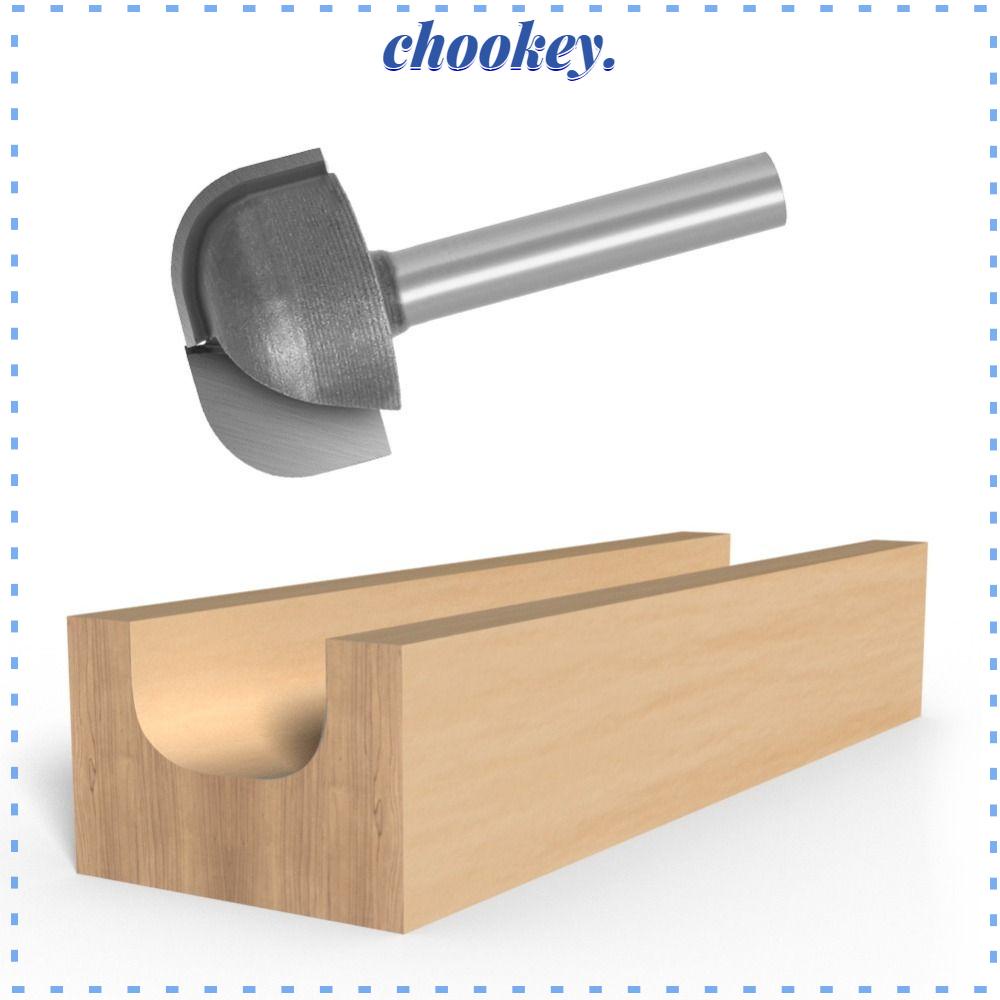 Mũi Phay Cắt Chế Biến Gỗ Hai Đầu Tròn 6mm Bằng Cacbua Siêu Bền