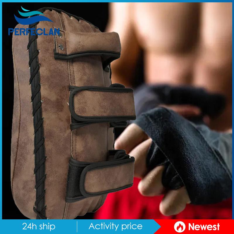 Găng Tay Đấm Bốc / Taekwondo / Kickboxing / Muay Thai Bằng Da PU Viền Cong