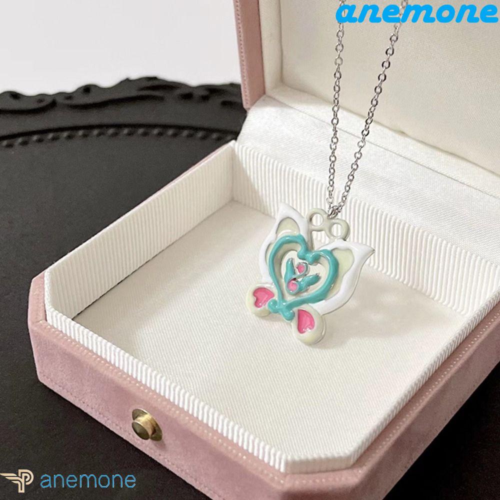 Vòng Cổ Y2k Bằng Hợp Kim Màu Hồng Ngọt Ngào Cho Nữ