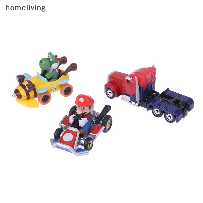 Mô Hình Đồ Chơi Xe Hơi Yoshi Optimus The Smurfs Mario Bằng Hợp Kim Dành Cho Trẻ