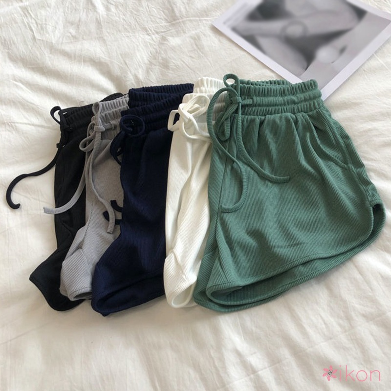 Quần Short Thể Thao Lưng Thun Ống Rộng Thời Trang Mùa Hè Dành Cho Nữ